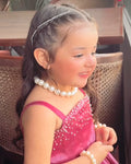 Elara Liquid Peach Dress