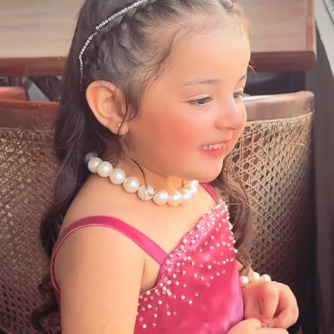 Elara Liquid Peach Dress