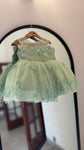 Pistachio Beaded tutu dress