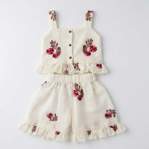 Embroidered Daisy Dance