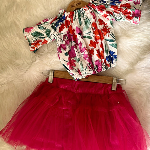 Musk Pink Skirt Set