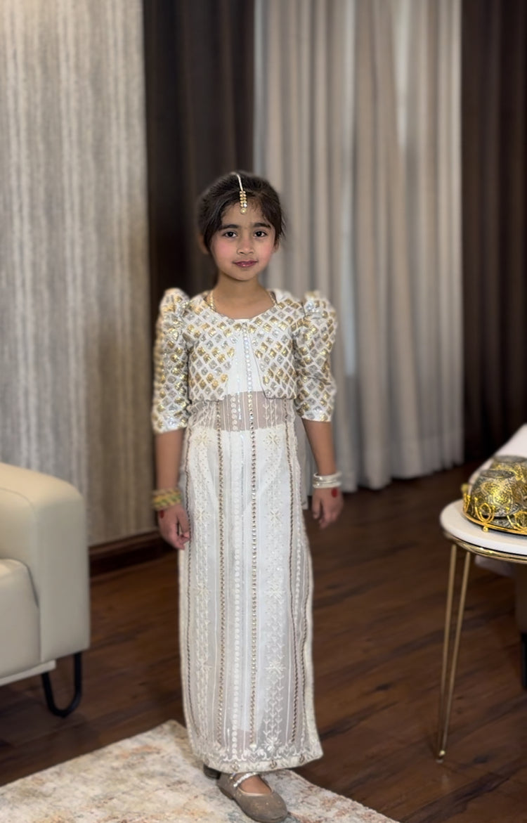 White Gloria Dress