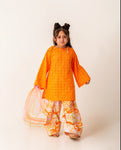 Naranj Farshi shalwar set 4-8yr