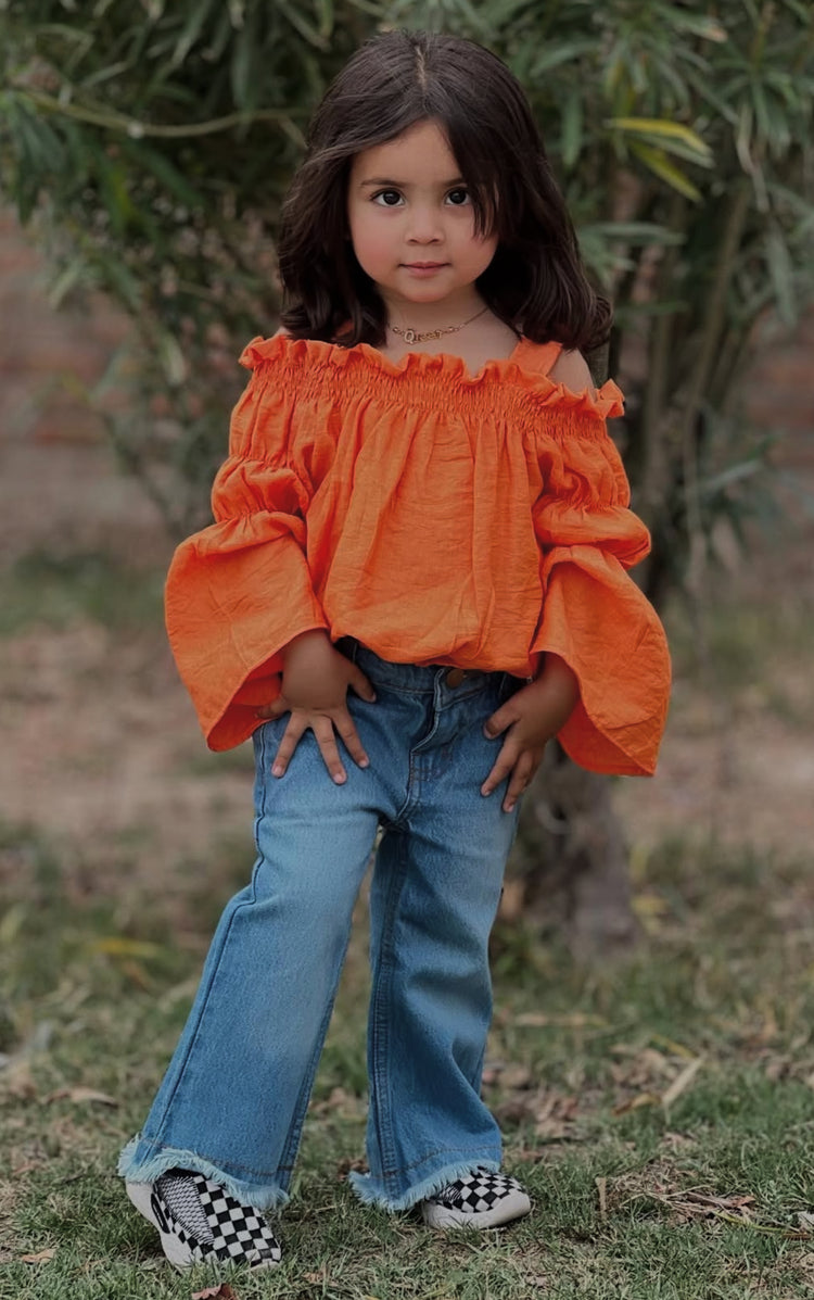 They orange top