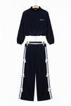 Blue Bows track suit