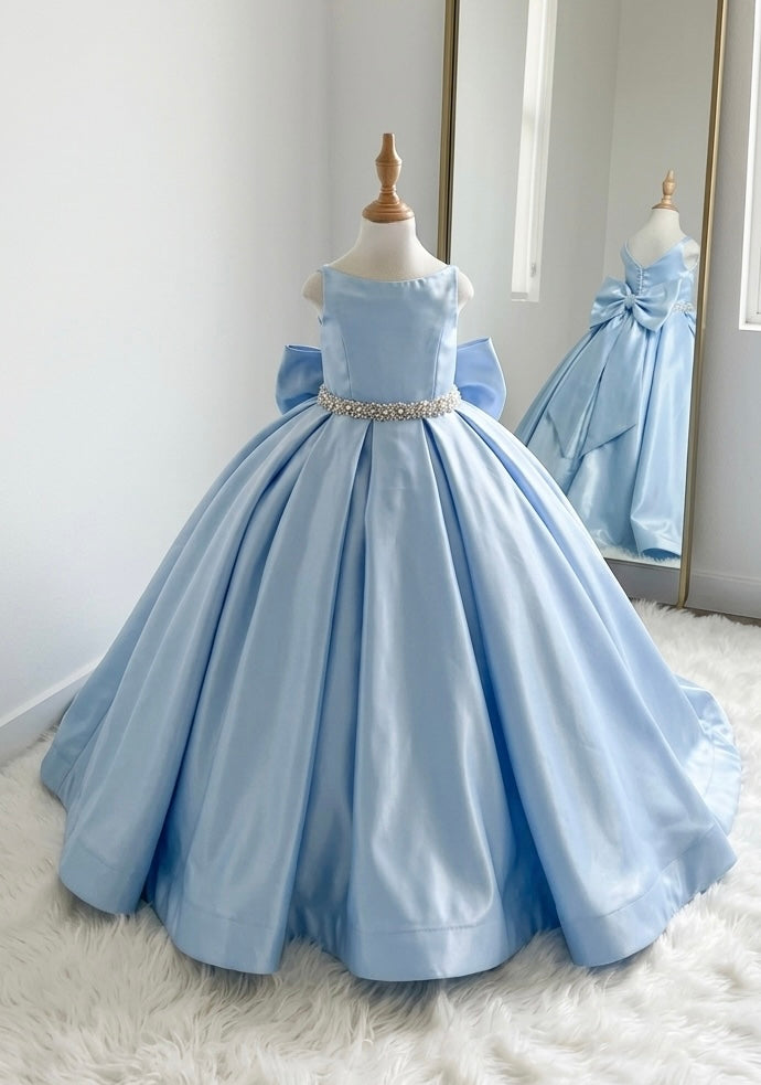 The Aizu luxe gown ice blue