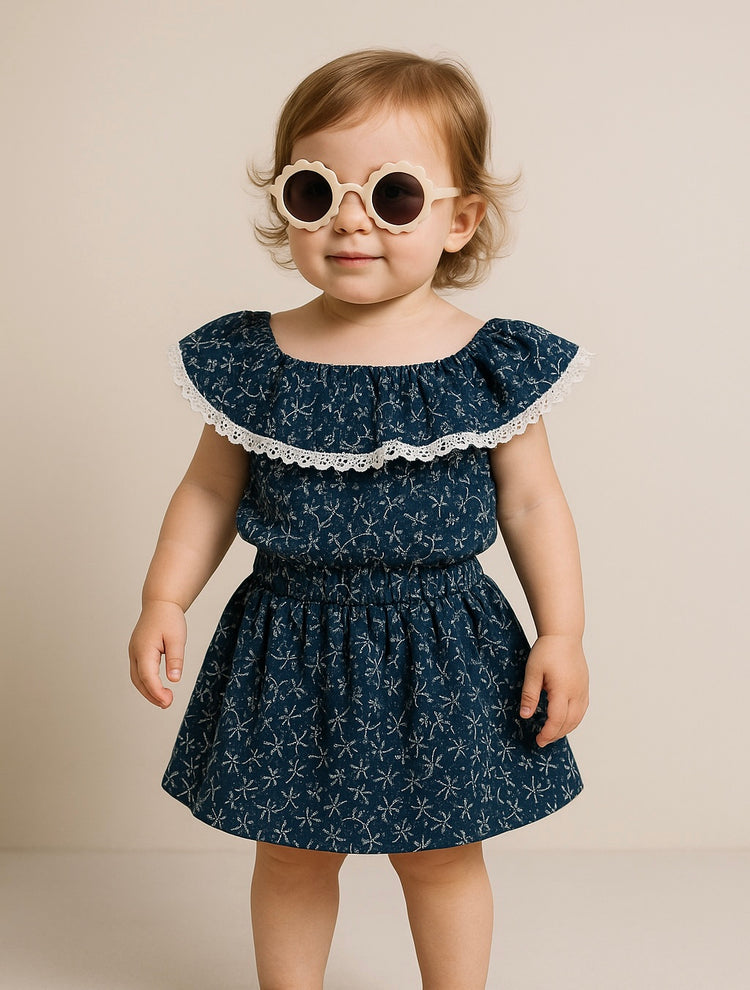 Stary night skirt set