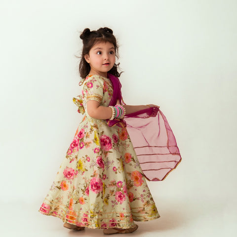 Bagh e gul long dress