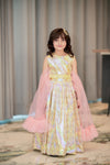 The Lemon pansy lehnga