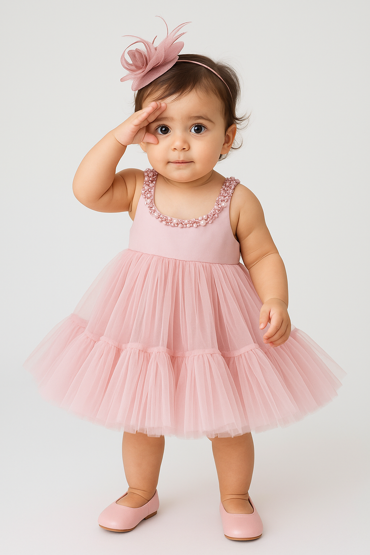 The luxe peach tutu