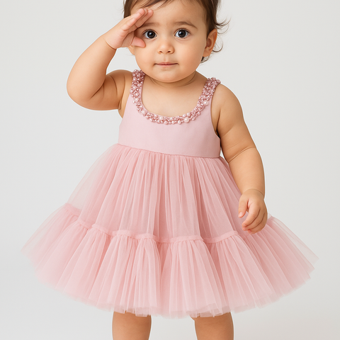 The luxe peach tutu