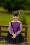The starlit plum skirt set