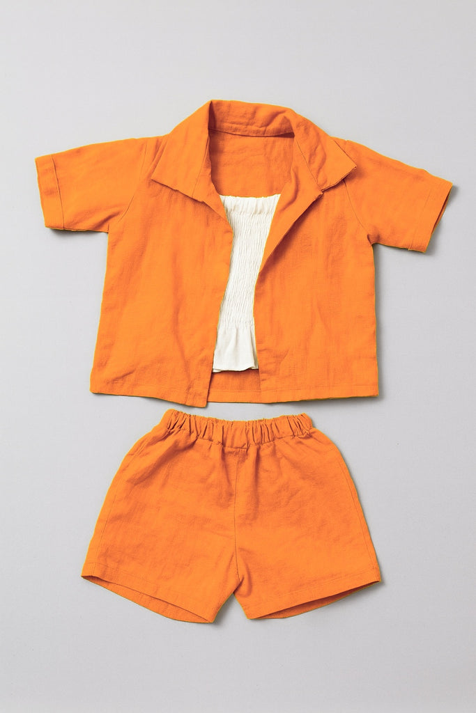 The orange green set