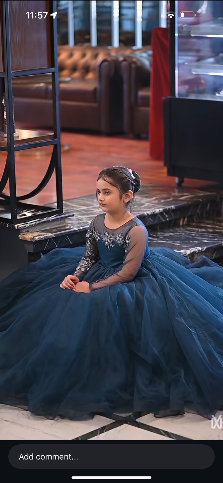The Meerab Blue gown