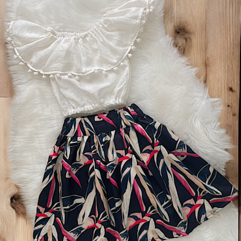 The bluey white forest set