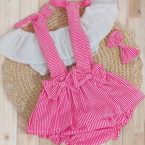 The gingham shorts set