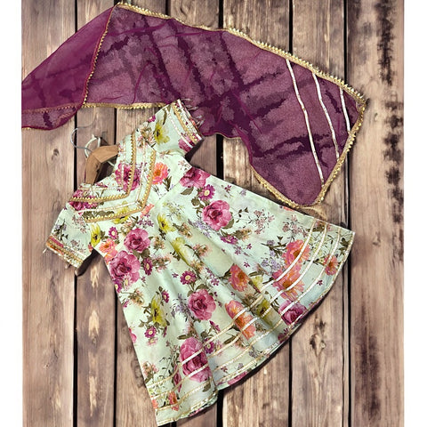Bagh e gul long dress