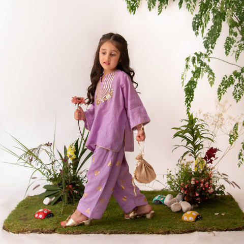 The Hearts Farshi shalwar set (lilac) eac26