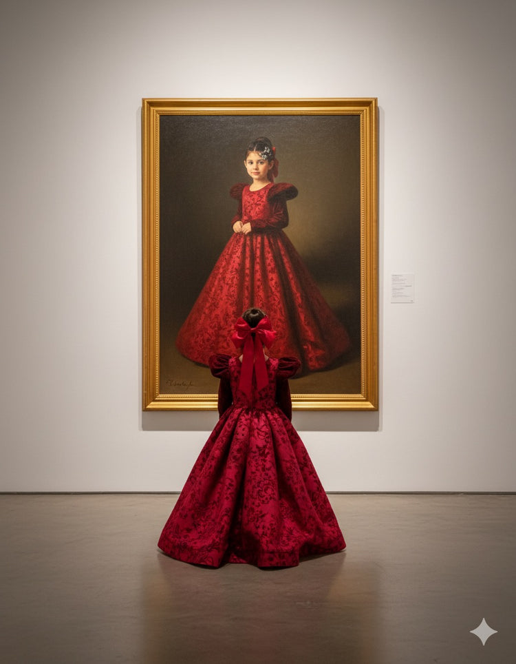 The bambi maroon frock