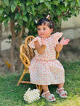 Peony White PINK skirt Set