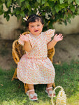 Peony White PINK skirt Set