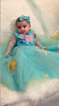 Ice Blue Butterfly Lehnga Set