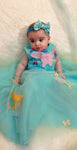 Ice Blue Butterfly Lehnga Set