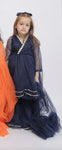 The Navy Blue pansy Gharara