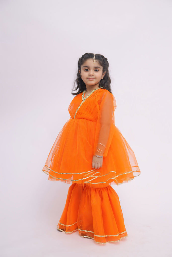 The Orange pansy Gharara