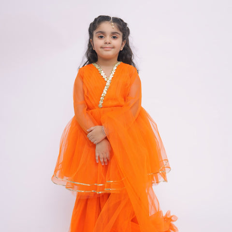 The Orange pansy Gharara