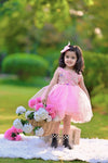 Pink flora winx frock