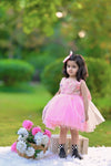 Pink flora winx frock