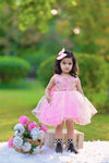 Pink flora winx frock