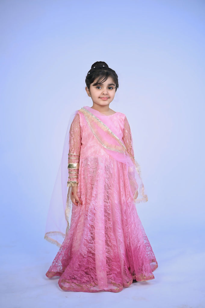 Nigah e shauq pink maxi