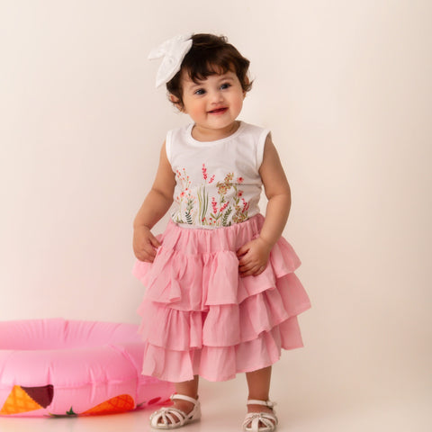 Pivione skirt set pink