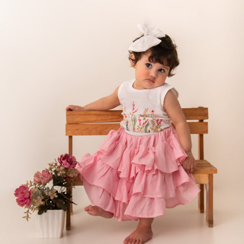 Pivione skirt set pink