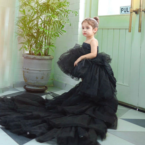 Cruela Black Tail Dress sale