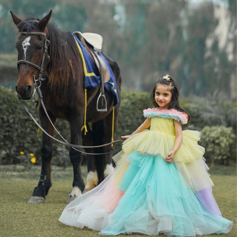 Hoorie Rainbow Dress