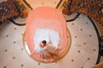 Hareem Long Peach Dress