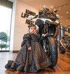 Aizal Black Tail Dress