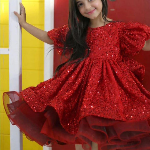 The Sparkling Red Dress