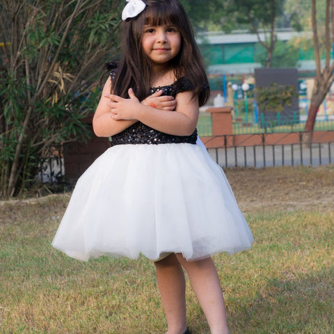 Black O White Dress