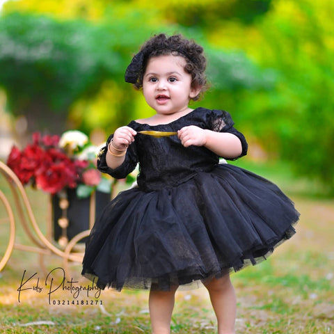 Black Lace Frock
