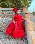 Rose Red Floor Length