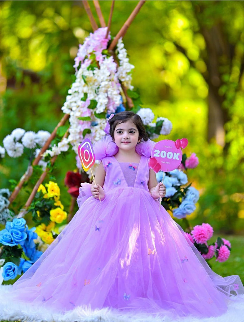 Butterfly Princess Long Dress