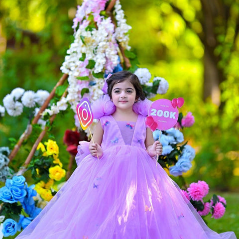 BUTTERFLY PRINCESS LONG DRESS