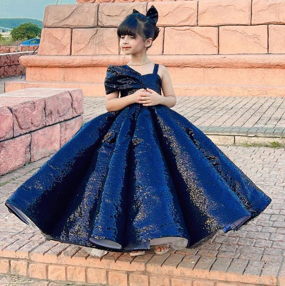 Ball Gown Sequin Black
