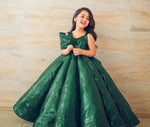 Ball Gown Sequin Green