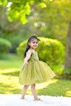 Pistachio flora winx frock
