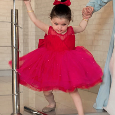 Shocking Pink Night Frock